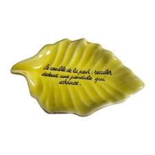 Coupelle feuille céramique d'occasion  Tours-