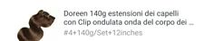 Extension clip capelli usato  Sora