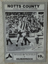 Notts county kilmarnock for sale  NOTTINGHAM