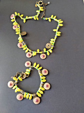 Collier bracelet émaillé d'occasion  Cusset