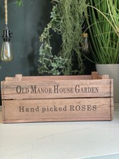 Vintage wooden crate for sale  MANCHESTER