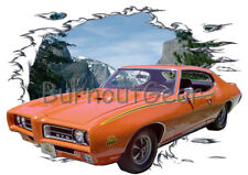 1969 orange pontiac for sale  Carmichael