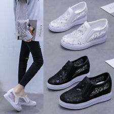 Usado, Spring Women Hollow  Flat Mesh Shoes Lace Breathable Casual Sneakers Athletics comprar usado  Enviando para Brazil