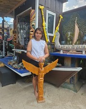 Totempfahl marterpfahl tiki gebraucht kaufen  Glees, Wassenach, Wehr