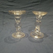 Clear glass candle for sale  HOCKLEY