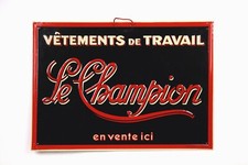 Tôle plaque publicitaire d'occasion  Nantes-