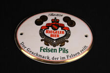 Zapfhahnschild riegeler bier gebraucht kaufen  Braunschweig