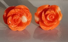 Orecchini rose corallo usato  Torre del Greco