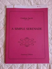 Gordon jacob simple for sale  WEYMOUTH