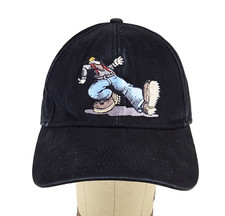 Usado, Chapéu Wildwood Saw Logger Strapback preto bordado boné quadrinhos algodão marceneiro comprar usado  Enviando para Brazil