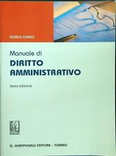 Manuale diritto amministrativo usato  Italia