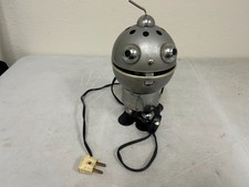 Lâmpada de mesa rara meados do século robô de estanho era espacial da Satco com tampo de antena, usado comprar usado  Enviando para Brazil