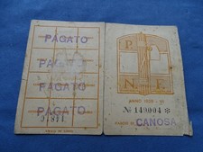 Fascismo tessera p.n.f. usato  Napoli