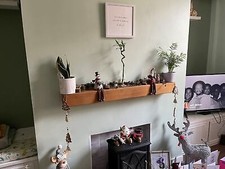 Solid oak fire for sale  GLOSSOP