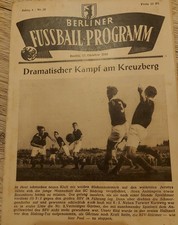Berliner fussball programm gebraucht kaufen  Grünhufe,-Lüdershagen