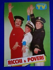 Cartolina ricchi poveri usato  Italia