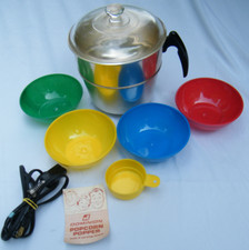 POPPER PALOMITAS ELÉCTRICAS DOMINION 400 VATIOS RARO VINTAGE/4 CUENCOS/ETIQUETA MOD 1714 segunda mano  Embacar hacia Mexico