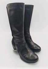 Usado, Botas MERRELL Evera Amp couro preto camurça salto médio panturrilha alta tamanho EUA 9 comprar usado  Enviando para Brazil