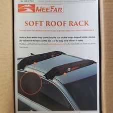 Sistema de transporte de bagagem MeeFar universal carro teto macio almofadas uso com cruz b comprar usado  Enviando para Brazil