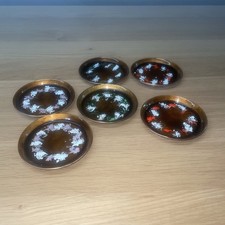 Kupfer emaille untersetzer gebraucht kaufen  Deutschland