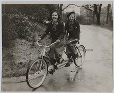 Vintage 1930s NYC Central Park Bicicleta Dupla Elegante Construída para Dois Foto #7 comprar usado  Enviando para Brazil