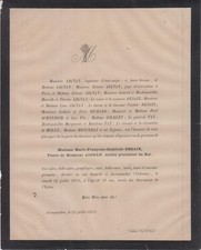 1879 faire part d'occasion  Toulouse-