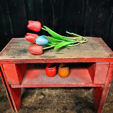 Vintage red bench for sale  Gardner
