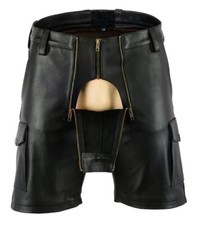 Men black leather for sale  HIGH PEAK