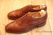 Sapato Oxford Brogue Masculino Loake Shoemaker Couro Marrom Claro Reino Unido 8 G UE 42 EUA 9 comprar usado  Enviando para Brazil
