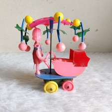 Brinquedo giratório vintage menina com andador corda baquelite decoração quarto infantil TOY841 comprar usado  Enviando para Brazil