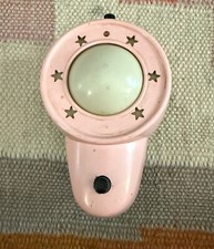 Vintage MCM 1950s GE Rosa Fases da Lua e Estrelas Luz Noturna FUNCIONA! comprar usado  Enviando para Brazil