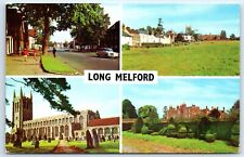 Postcard long melford for sale  TEWKESBURY