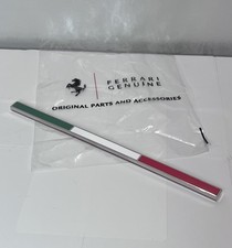 Emblema genuíno da bandeira traseira italiana Ferrari 599 360 430 458 488 fabricante de equipamento original: 84706300 comprar usado  Enviando para Brazil