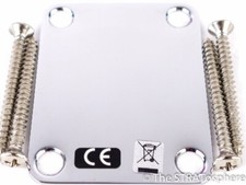 Guitarra Fender Geddy Lee Jazz baixo cromado PLACA DE PESCOÇO J, parte cromada! comprar usado  Enviando para Brazil
