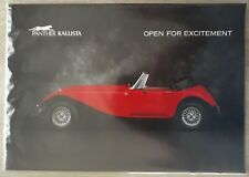 Panther kallista brochure for sale  BOURNE