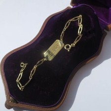 Bracelet gourmette identité d'occasion  Rouen-