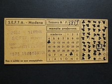 Modena tessera mensile usato  Pistoia