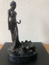 Bronze figurine lady for sale  LOWESTOFT