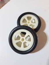 2 ruedas delanteras y neumáticos vintage RC Team Losi Junior segunda mano  Embacar hacia Mexico