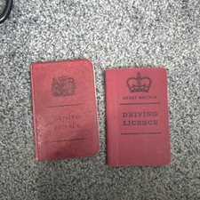 Vintage driving licences for sale  LONDON