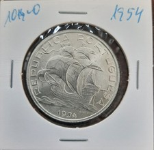 Usado, Monnais du Portugal moeda de 10$00 de 1954 prata SOBERBA comprar usado Usado, Monnais du Portugal moeda de 10$00 de 1954 prata SOBERBA comprar usado  Enviando para Brazil