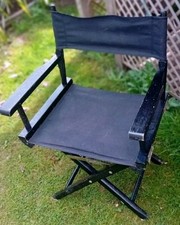Directors chair bkack for sale  RETFORD