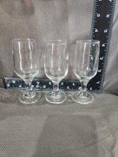 Conjunto Vintage de 3 Mini Porta-Vidros Transparentes Indiana Conjunto de Vinho Vodka comprar usado  Enviando para Brazil