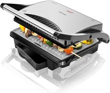 Grill elektryczny Cecotec Rock'nGrill 1500 Inox regulowana wysokość 1000 W na sprzedaż  PL