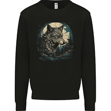 Tribal wolf moon for sale  COVENTRY