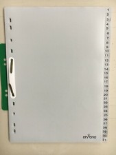 Din kunststoff zahlenregister gebraucht kaufen  Kürten