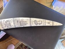 Faux scrimshaw ivory for sale  Mukwonago