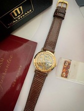 Waltham esqueleto exclusivo corda manual banhado a ouro extremamente raro relógio vintage comprar usado  Enviando para Brazil