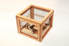 GAIOLA DE COELHO PEQUENA VINTAGE - Móveis para casa de bonecas 1:12, usado comprar usado  Enviando para Brazil