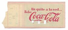 Anúncio da Coca Cola Espanha no Ingresso Bullfight Corrida 1958 Sevilla Espanha, usado comprar usado  Enviando para Brazil